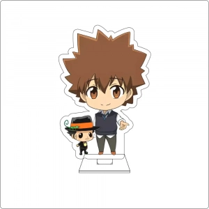 Anime hitman Reborn! Cosplay Cute Acrylic Figure Stand Plate Reborn Ornaments Gifts Custom Charm Phone Personalized, Keychain, Mô Hình Đứng Standee Anime, In 2 Mặt, Cao 6cm, Trang Trí Decor Bàn Học, Balo