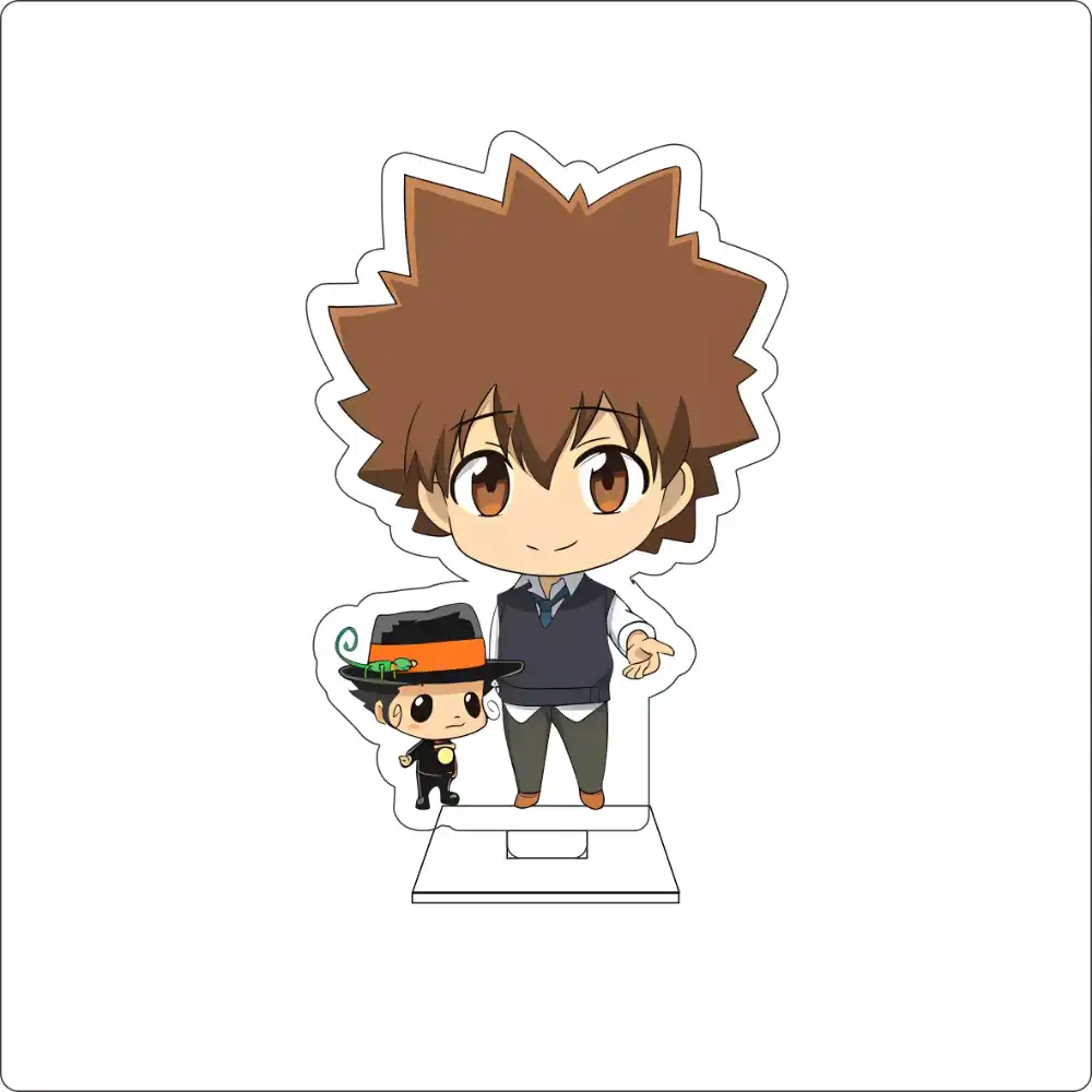Anime hitman Reborn! Cosplay Cute Acrylic Figure Stand Plate Reborn Ornaments Gifts Custom Charm Phone Personalized, Keychain, Mô Hình Đứng Standee Anime, In 2 Mặt, Cao 6cm, Trang Trí Decor Bàn Học, Balo 1 Anime hitman Reborn! Cosplay Cute Acrylic Figure Stand Plate Reborn Ornaments Gifts Custom Charm Phone Personalized, Keychain, Mô Hình Đứng Standee Anime, In 2 Mặt, Cao 6cm, Trang Trí Decor Bàn Học, Balo