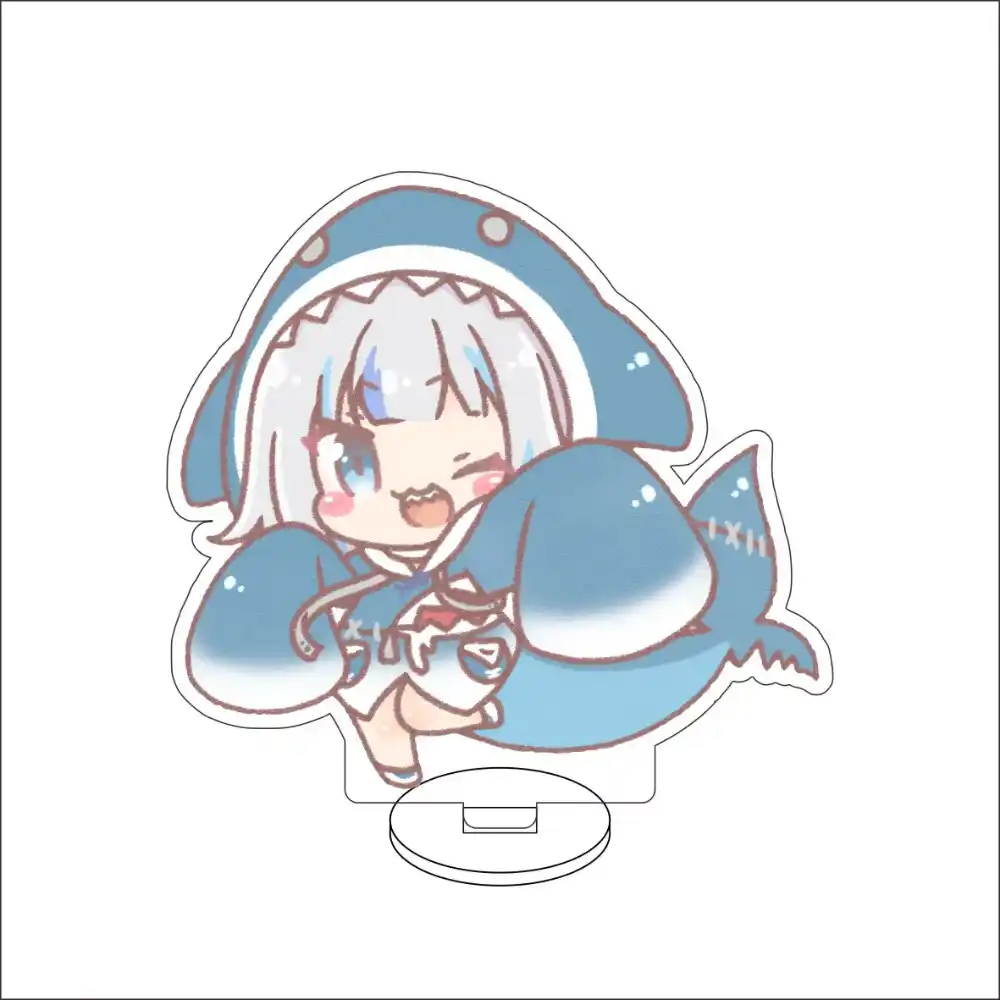 Anime Hologram Live System Gawr Gura Ika Musume Cos Acrylic Figure Stand Q Version Cute Custom Charm Phone Personalized, Keychain, Mô Hình Đứng Standee Anime, In 2 Mặt, Cao 6cm, Trang Trí Decor Bàn Học, Balo 2 Anime Hologram Live System Gawr Gura Ika Musume Cos Acrylic Figure Stand Q Version Cute Custom Charm Phone Personalized, Keychain, Mô Hình Đứng Standee Anime, In 2 Mặt, Cao 6cm, Trang Trí Decor Bàn Học, Balo - Ảnh 2
