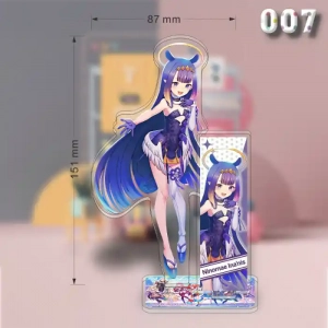 Anime Hololive 1 Acrylic Stand | Dual-slot Chibi Character Desk Display Ornament Custom Charm Phone Personalized, Keychain, Mô Hình Đứng Standee Anime, In 2 Mặt, Cao 6cm, Trang Trí Decor Bàn Học, Balo