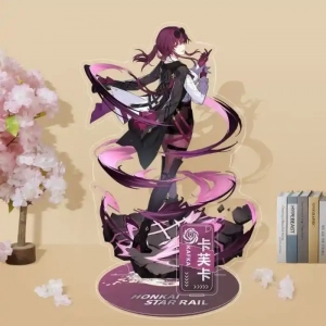 Anime Honkai:star Rail Silver Wolf Kafka Acrylic Figure Stand Model Plate Diy Desk Decor Custom Charm Phone Personalized, Keychain, Mô Hình Đứng Standee Anime, In 2 Mặt, Cao 6cm, Trang Trí Decor Bàn Học, Balo
