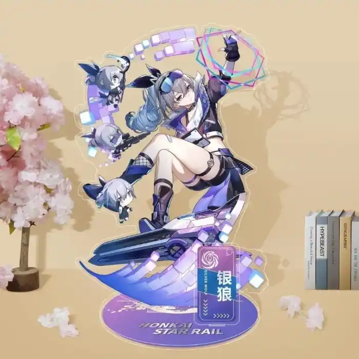 Anime Honkai:star Rail Silver Wolf Kafka Acrylic Figure Stand Model Plate Diy Desk Decor Custom Charm Phone Personalized, Keychain, Mô Hình Đứng Standee Anime, In 2 Mặt, Cao 6cm, Trang Trí Decor Bàn Học, Balo 2 Anime Honkai:star Rail Silver Wolf Kafka Acrylic Figure Stand Model Plate Diy Desk Decor Custom Charm Phone Personalized, Keychain, Mô Hình Đứng Standee Anime, In 2 Mặt, Cao 6cm, Trang Trí Decor Bàn Học, Balo - Ảnh 2
