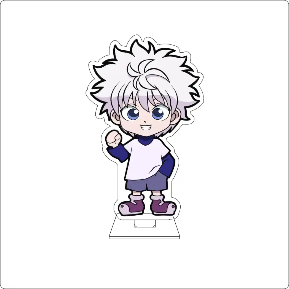 Anime hunter×hunter Cosplay Cute Acrylic Figure Stand Plate Aruka Zorudikku Killua Custom Charm Phone Personalized, Keychain, Mô Hình Đứng Standee Anime, In 2 Mặt, Cao 6cm, Trang Trí Decor Bàn Học, Balo 2 Anime hunter×hunter Cosplay Cute Acrylic Figure Stand Plate Aruka Zorudikku Killua Custom Charm Phone Personalized, Keychain, Mô Hình Đứng Standee Anime, In 2 Mặt, Cao 6cm, Trang Trí Decor Bàn Học, Balo - Ảnh 2