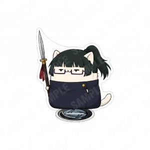 Anime Jujutsu Kaisen Acrylic Stand Keychain Gojo Yuji Nobara Geto Cute Cat Chibi Desktop Custom Charm Phone Personalized, Keychain, Mô Hình Đứng Standee Anime, In 2 Mặt, Cao 6cm, Trang Trí Decor Bàn Học, Balo
