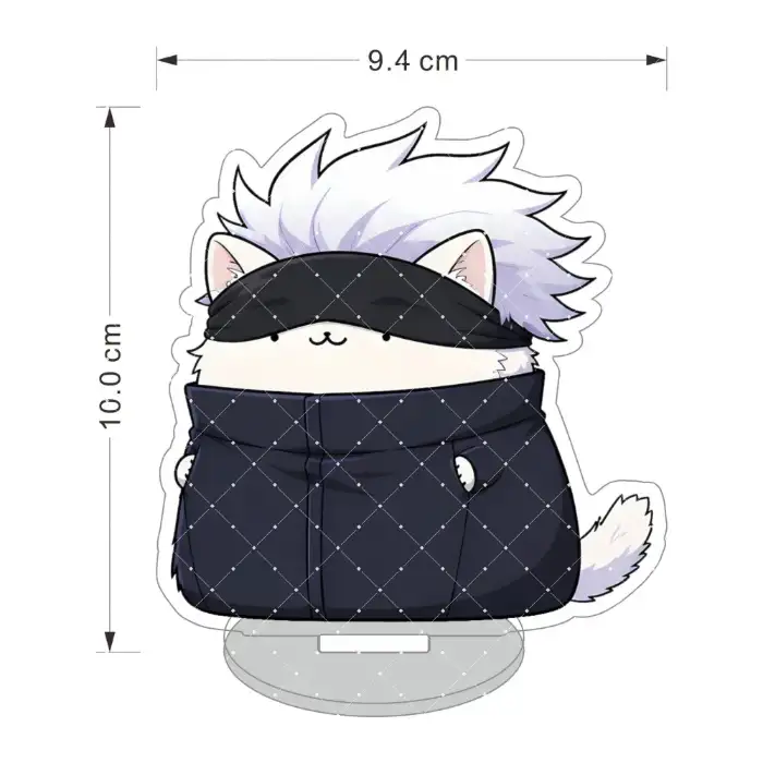 Anime Jujutsu Kaisen Cat Acrylic Stand Keychain Itadori Gojo Geto Fushiguro Nanami Maki Custom Charm Phone Personalized, Keychain, Mô Hình Đứng Standee Anime, In 2 Mặt, Cao 6cm, Trang Trí Decor Bàn Học, Balo 2 Anime Jujutsu Kaisen Cat Acrylic Stand Keychain Itadori Gojo Geto Fushiguro Nanami Maki Custom Charm Phone Personalized, Keychain, Mô Hình Đứng Standee Anime, In 2 Mặt, Cao 6cm, Trang Trí Decor Bàn Học, Balo - Ảnh 2