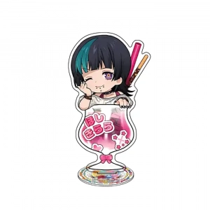 Anime Jujutsu Kaisen Cute Glass Cup Style Gojo Satoru Yuji Itadori Double Sided Acrylic Stand Custom Charm Phone Personalized, Keychain, Mô Hình Đứng Standee Anime, In 2 Mặt, Cao 6cm, Trang Trí Decor Bàn Học, Balo