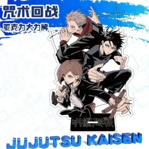Anime Jujutsu Kaisen Itadori Yuji Satoru Gojo Acrylic Cartoon Desk Decoration Friends Stand Custom Charm Phone Personalized, Keychain, Mô Hình Đứng Standee Anime,  In 2 Mặt, Cao 6cm, Trang Trí Decor Bàn Học, Balo