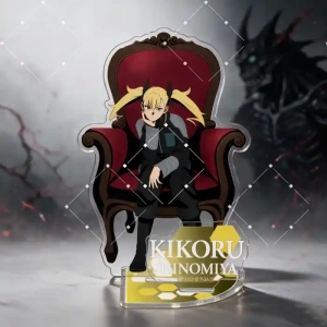 Anime Kaiju No.8 Soshiro Acrylic Stand Figure Gen Narumi Kafka Hibino Chair Throne Standee Custom Charm Phone Personalized, Keychain, Mô Hình Đứng Standee Anime, In 2 Mặt, Cao 6cm, Trang Trí Decor Bàn Học, Balo
