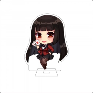 Anime Kakegurui Cosplay Cute Acrylic Figure Stand Plate Saotome Meari Jabami Yumeko Custom Charm Phone Personalized, Keychain, Mô Hình Đứng Standee Anime, In 2 Mặt, Cao 6cm, Trang Trí Decor Bàn Học, Balo