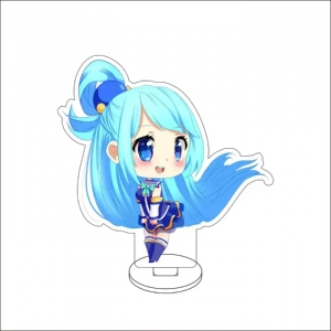 Anime Konosuba: God's Blessing On This Wonderful World Aqua Satō Kazuma Megumin Cos Custom Charm Phone Personalized, Keychain, Mô Hình Đứng Standee Anime, In 2 Mặt, Cao 6cm, Trang Trí Decor Bàn Học, Balo