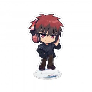 Anime Kuroko No Basket Chibi Acrylic Stand Keychain Kuroko Aomine Desktop Decor Custom Charm Phone Personalized, Keychain, Mô Hình Đứng Standee Anime, In 2 Mặt, Cao 6cm, Trang Trí Decor Bàn Học, Balo