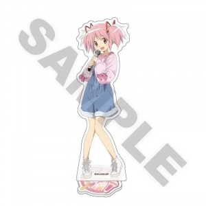Anime Magical Girl Cartoon Figure Acrylic Stand Character Kaname Madoka Miki Sayaka Ornament Custom Charm Phone Personalized, Keychain, Mô Hình Đứng Standee Anime, In 2 Mặt, Cao 6cm, Trang Trí Decor Bàn Học, Balo