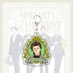 Anime Moriarty The Patriot Acrylic Keychain Stand Figure William Sherlock Cosplay Desk Custom Charm Phone Personalized, Keychain, Mô Hình Đứng Standee Anime, In 2 Mặt, Cao 6cm, Trang Trí Decor Bàn Học, Balo