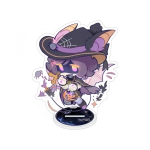 Anime Murder Drones Halloween Chibi Witch Angel Acrylic Stand Keychain Uzi N V Doll Desk Custom Charm Phone Personalized, Keychain, Mô Hình Đứng Standee Anime,  In 2 Mặt, Cao 6cm, Trang Trí Decor Bàn Học, Balo