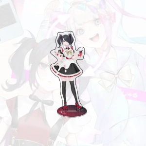 Anime Needy Girl Overd 1 Ame Lolipoppo Maita Michika Gokubara Acrylic Stand Keychain Custom Charm Phone Personalized, Keychain, Mô Hình Đứng Standee Anime, In 2 Mặt, Cao 6cm, Trang Trí Decor Bàn Học, Balo