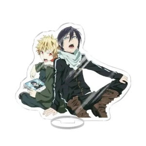 Anime Noragami Stray God Yato Yukine Iki Hiyori Acrylic Stand Figure Model Plate Holder Cake Custom Charm Phone Personalized, Keychain, Mô Hình Đứng Standee Anime, In 2 Mặt, Cao 6cm, Trang Trí Decor Bàn Học, Balo