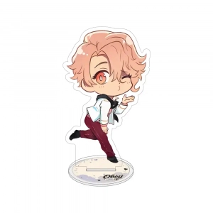 Anime Obey Me! Acrylic Stand Keychain Lucifer Mammon Leviathan Chibicharacter Desktop Custom Charm Phone Personalized, Keychain, Mô Hình Đứng Standee Anime, In 2 Mặt, Cao 6cm, Trang Trí Decor Bàn Học, Balo