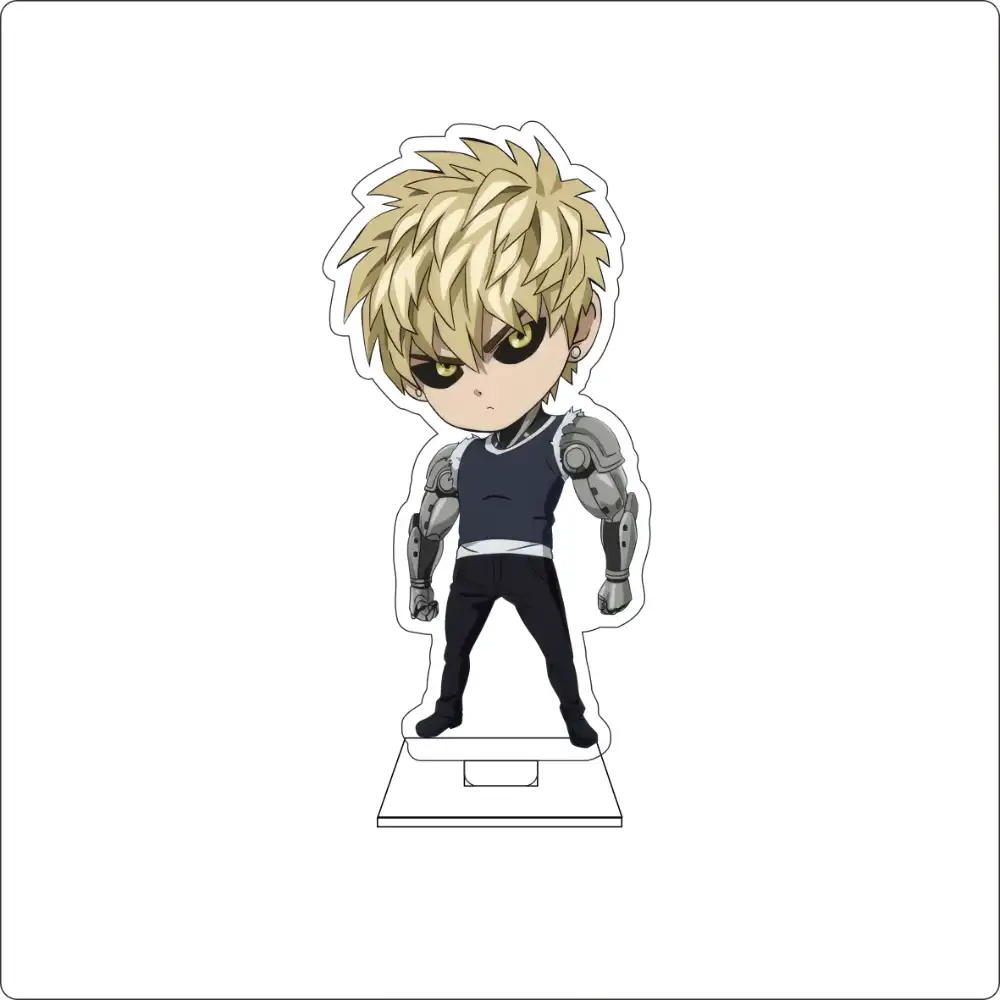 Anime One Punch Man Cosplay Cute Acrylic Figure Stand Plate King Genos Saitama Ornaments Custom Charm Phone Personalized, Keychain, Mô Hình Đứng Standee Anime, In 2 Mặt, Cao 6cm, Trang Trí Decor Bàn Học, Balo 2 Anime One Punch Man Cosplay Cute Acrylic Figure Stand Plate King Genos Saitama Ornaments Custom Charm Phone Personalized, Keychain, Mô Hình Đứng Standee Anime, In 2 Mặt, Cao 6cm, Trang Trí Decor Bàn Học, Balo - Ảnh 2
