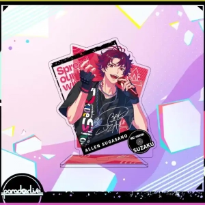 Anime Paradox Live Stand Figure Sugasano Aren Yon Hajun Acrylic Stand Model Plate Desk Decor Custom Charm Phone Personalized, Keychain, Mô Hình Đứng Standee Anime, In 2 Mặt, Cao 6cm, Trang Trí Decor Bàn Học, Balo