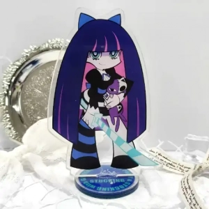 Anime Peripheral Figure Panty Anarchy Acrylic Stand Cartoon Character Model Plate Table Custom Charm Phone Personalized, Keychain, Mô Hình Đứng Standee Anime, In 2 Mặt, Cao 6cm, Trang Trí Decor Bàn Học, Balo