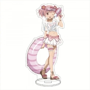 Anime Puella Magi Madoka Magica Brand Water Gun Kagami Round Acrylic Stand Model Ornament Custom Charm Phone Personalized, Keychain, Mô Hình Đứng Standee Anime,  In 2 Mặt, Cao 6cm, Trang Trí Decor Bàn Học, Balo