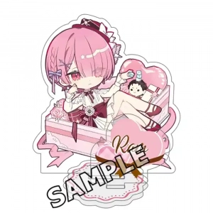 Anime Re:zero -starting Life In Another World- Kara Hajimeru Isekai Seikatsu Model Figurine Custom Charm Phone Personalized, Keychain, Mô Hình Đứng Standee Anime, In 2 Mặt, Cao 6cm, Trang Trí Decor Bàn Học, Balo