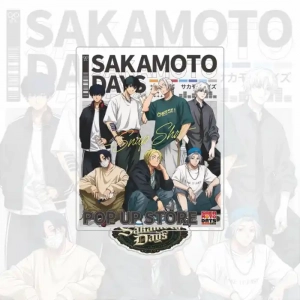 Anime Sakamoto Days Acrylic Stand Figure Pop Up Store Snap Shot Taro Sakamoto Nagumo Shin Custom Charm Phone Personalized, Keychain, Mô Hình Đứng Standee Anime,  In 2 Mặt, Cao 6cm, Trang Trí Decor Bàn Học, Balo