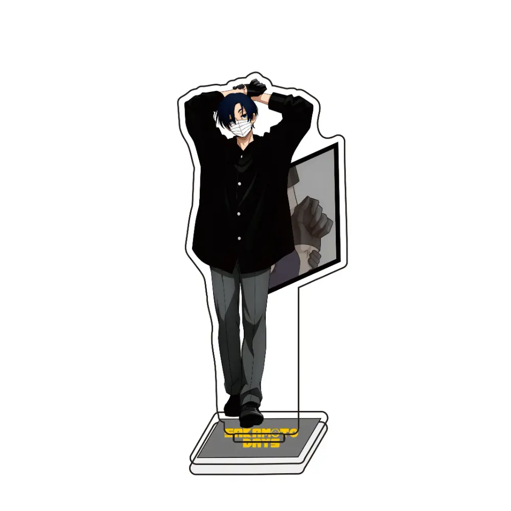 Anime Sakamoto Days Standee – 1 Formal Style Acrylic Character Desk Ornament Cute Custom Charm Phone Personalized, Keychain, Mô Hình Đứng Standee Anime, In 2 Mặt, Cao 6cm, Trang Trí Decor Bàn Học, Balo 1 Anime Sakamoto Days Standee – 1 Formal Style Acrylic Character Desk Ornament Cute Custom Charm Phone Personalized, Keychain, Mô Hình Đứng Standee Anime, In 2 Mặt, Cao 6cm, Trang Trí Decor Bàn Học, Balo
