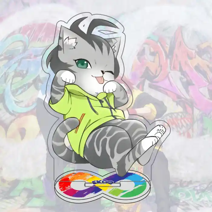 Anime Sk8 The Infinity Cat Acrylic Stand Model Figure Cosplay Plate Holder Topper Fans Custom Charm Phone Personalized, Keychain, Mô Hình Đứng Standee Anime, In 2 Mặt, Cao 6cm, Trang Trí Decor Bàn Học, Balo 5 Anime Sk8 The Infinity Cat Acrylic Stand Model Figure Cosplay Plate Holder Topper Fans Custom Charm Phone Personalized, Keychain, Mô Hình Đứng Standee Anime, In 2 Mặt, Cao 6cm, Trang Trí Decor Bàn Học, Balo - Ảnh 5