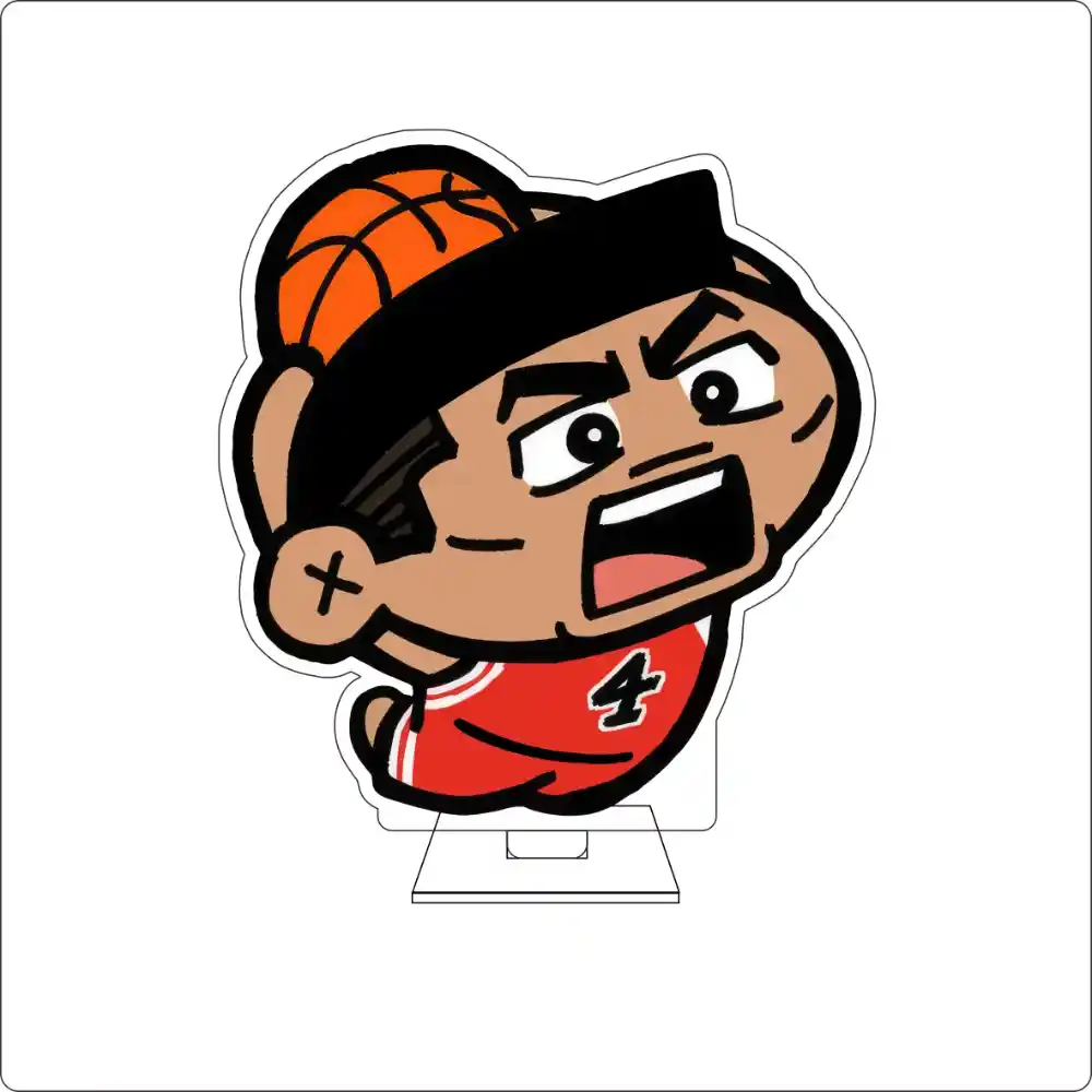 Anime Slam Dunk Cosplay Cute Acrylic Figure Stand Plate Ryota Miyagi Hisashi Mitsui Custom Charm Phone Personalized, Keychain, Mô Hình Đứng Standee Anime, In 2 Mặt, Cao 6cm, Trang Trí Decor Bàn Học, Balo 2 Anime Slam Dunk Cosplay Cute Acrylic Figure Stand Plate Ryota Miyagi Hisashi Mitsui Custom Charm Phone Personalized, Keychain, Mô Hình Đứng Standee Anime, In 2 Mặt, Cao 6cm, Trang Trí Decor Bàn Học, Balo - Ảnh 2