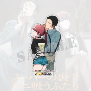 Anime Smoking Behind The Supermarket With You Acrylic Stand Model Plate Yamada Sasaki Figure Custom Charm Phone Personalized, Keychain, Mô Hình Đứng Standee Anime, In 2 Mặt, Cao 6cm, Trang Trí Decor Bàn Học, Balo