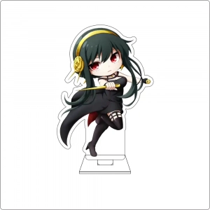 Anime Spy×family Cosplay Cute Acrylic Figure Stand Plate Yor Forger Ornaments Gifts Custom Charm Phone Personalized, Keychain, Mô Hình Đứng Standee Anime, In 2 Mặt, Cao 6cm, Trang Trí Decor Bàn Học, Balo