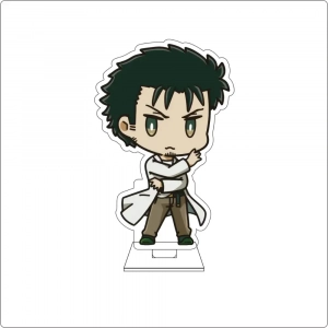 Anime steins;gate Cosplay Cute Acrylic Figure Stand Plate Makise Kurisu Okabe Rintarou Custom Charm Phone Personalized, Keychain, Mô Hình Đứng Standee Anime, In 2 Mặt, Cao 6cm, Trang Trí Decor Bàn Học, Balo