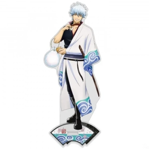 Anime Store Gintama Okita Hijikata Sakata Stall Eating And Walking Ver Acrylic Stand Desktop Custom Charm Phone Personalized, Keychain, Mô Hình Đứng Standee Anime,  In 2 Mặt, Cao 6cm, Trang Trí Decor Bàn Học, Balo