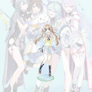 Anime Summer Pockets Cosplay Big Stand High Definition Acrylic Figure Standee Model Plate Custom Charm Phone Personalized, Keychain, Mô Hình Đứng Standee Anime, In 2 Mặt, Cao 6cm, Trang Trí Decor Bàn Học, Balo