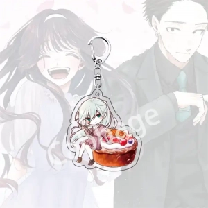 Anime Sunraku Acrylic Keychain Stand Characters Ornament Accessories Christmas Gifts Custom Charm Phone Personalized, Keychain, Mô Hình Đứng Standee Anime, In 2 Mặt, Cao 6cm, Trang Trí Decor Bàn Học, Balo