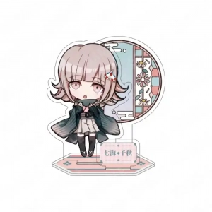 Anime Super Danganronpa2 Acrylic Kawaii Chibi Stand Keychain Nagito Komaeda Chiaki Custom Charm Phone Personalized, Keychain, Mô Hình Đứng Standee Anime, In 2 Mặt, Cao 6cm, Trang Trí Decor Bàn Học, Balo