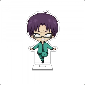 Anime The Disastrous Life Of Saiki K. Cosplay Cute Acrylic Figure Stand Plate Saiki Custom Charm Phone Personalized, Keychain, Mô Hình Đứng Standee Anime, In 2 Mặt, Cao 6cm, Trang Trí Decor Bàn Học, Balo