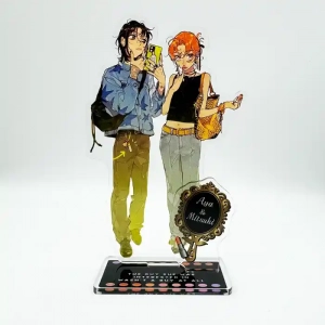 Anime The Guy She Was Interested In Wasn’t A Guy At All 1 Koga Mitsuki Oosawa Aya Joe Custom Charm Phone Personalized, Keychain, Mô Hình Đứng Standee Anime, In 2 Mặt, Cao 6cm, Trang Trí Decor Bàn Học, Balo