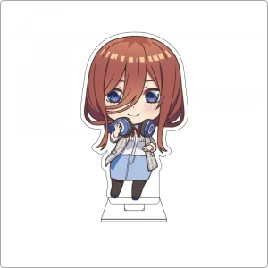 Anime the Quintessential Quintuplets Cosplay Cute Acrylic Figure Stand Plate Uesugi Custom Charm Phone Personalized, Keychain, Mô Hình Đứng Standee Anime, In 2 Mặt, Cao 6cm, Trang Trí Decor Bàn Học, Balo