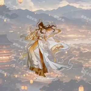 Anime Tian Guan Ci Fu Acrylic Figure Stand Heavenly Official’s Blessing Hua Cheng Xie Lian Custom Charm Phone Personalized, Keychain, Mô Hình Đứng Standee Anime, In 2 Mặt, Cao 6cm, Trang Trí Decor Bàn Học, Balo