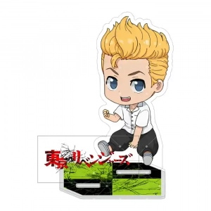 Anime Tokyo Revengers Acrylic Stand Figure Mikey Chifuyu Baji Draken Kawaii Chibi Desk Decor Custom Charm Phone Personalized, Keychain, Mô Hình Đứng Standee Anime, In 2 Mặt, Cao 6cm, Trang Trí Decor Bàn Học, Balo