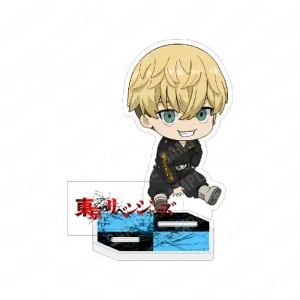 Anime Tokyo Revengers Chibi Acrylic Keychain Stand - Mikey Draken Desktop Ornament For Custom Charm Phone Personalized, Keychain, Mô Hình Đứng Standee Anime,  In 2 Mặt, Cao 6cm, Trang Trí Decor Bàn Học, Balo