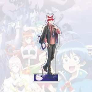 Anime Welcome To Demon School! Iruma-kun Acrylic Stand Figure Suzuki Iruma Alice Clara Action Custom Charm Phone Personalized, Keychain, Mô Hình Đứng Standee Anime, In 2 Mặt, Cao 6cm, Trang Trí Decor Bàn Học, Balo