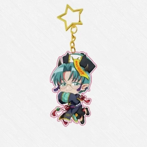 Anime Welcome To Demon School! Keychain Acrylic Stand Model Cosplay Charm Characters Custom Charm Phone Personalized, Keychain, Mô Hình Đứng Standee Anime,  In 2 Mặt, Cao 6cm, Trang Trí Decor Bàn Học, Balo
