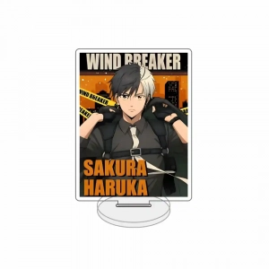 Anime Wind Breaker Acrylic Stand Model Figure Sakura Haruka Suo Hayato Umemiya Hajime Fans Custom Charm Phone Personalized, Keychain, Mô Hình Đứng Standee Anime, In 2 Mặt, Cao 6cm, Trang Trí Decor Bàn Học, Balo