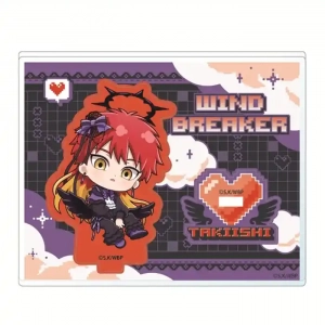Anime Wind Breaker Acrylic Stand Model Figure Keychain - Sakura Haruka Suo Hayato Umemiya Custom Charm Phone Personalized, Keychain, Mô Hình Đứng Standee Anime, In 2 Mặt, Cao 6cm, Trang Trí Decor Bàn Học, Balo
