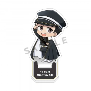 Anime Wind Breaker Acrylic Standee Cute Officer Uniform Figure Model Desk Plate Sakura Haruka Custom Charm Phone Personalized, Keychain, Mô Hình Đứng Standee Anime, In 2 Mặt, Cao 6cm, Trang Trí Decor Bàn Học, Balo