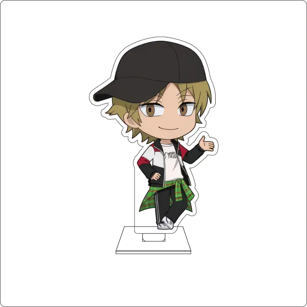 Anime world Trigger Cosplay Cute Acrylic Figure Stand Plate Masamune Kido Ornaments Custom Charm Phone Personalized, Keychain, Mô Hình Đứng Standee Anime, In 2 Mặt, Cao 6cm, Trang Trí Decor Bàn Học, Balo 2 Anime world Trigger Cosplay Cute Acrylic Figure Stand Plate Masamune Kido Ornaments Custom Charm Phone Personalized, Keychain, Mô Hình Đứng Standee Anime, In 2 Mặt, Cao 6cm, Trang Trí Decor Bàn Học, Balo - Ảnh 2