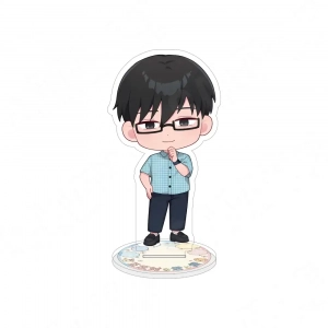 Anime You And I Are Polar Opposites Hd Print Acrylic Keychain With Stand Chibi Style Custom Charm Phone Personalized, Keychain, Mô Hình Đứng Standee Anime, In 2 Mặt, Cao 6cm, Trang Trí Decor Bàn Học, Balo